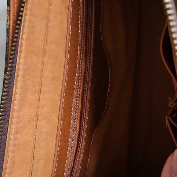 Printed Brown Faux Leather Shoulder Bag - Picture 7 of 9